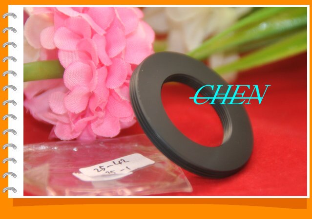 Aluminium Volledige Schakelaar Ring M25-M42 Transfer Ring Buiten M25X0.5mm Om M42 Dikte 0.75Mm Transfer Ring