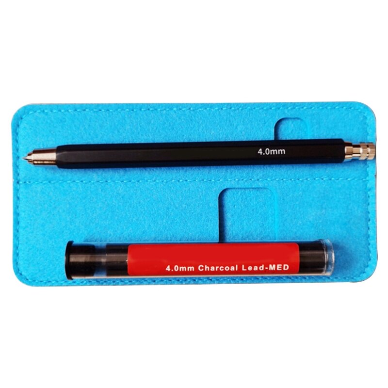 4mm Mechanical Pencil Sketch Drawing Art Pencil Automatic Charcoal Pencils For Students Kids: B