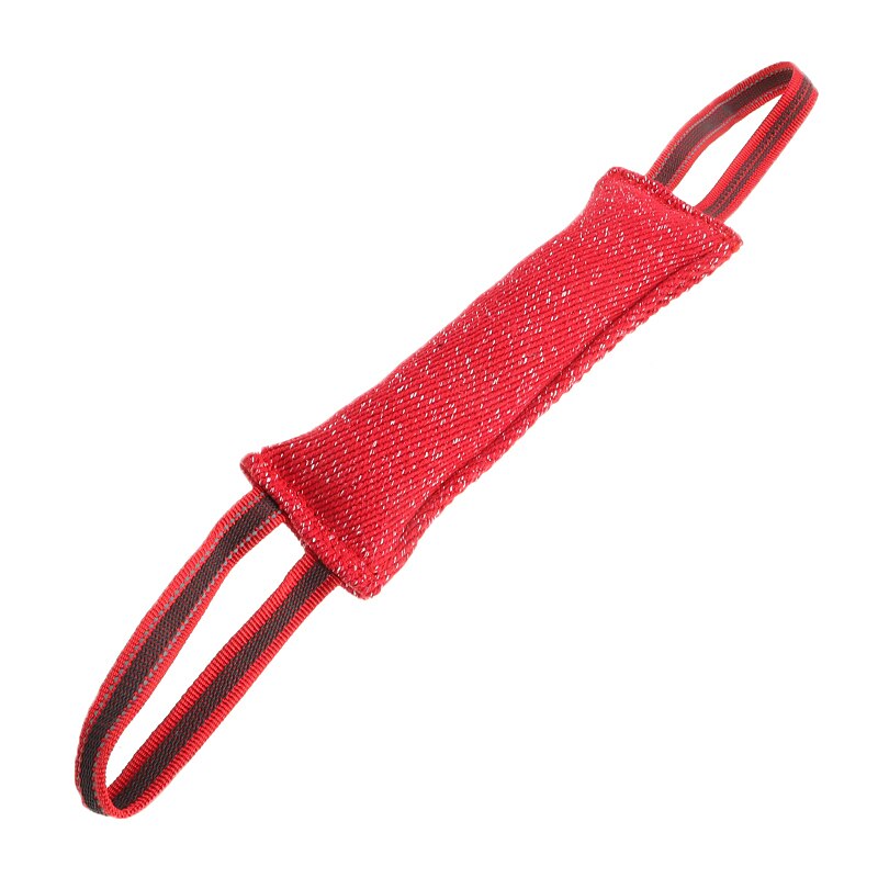 1pc Durable Dog Bite Arm Protection Sleeves Sleeve Pet Bite Tug Stick Toy 2 Rope Training Supplies Outdoor Home: Red Bite Tug