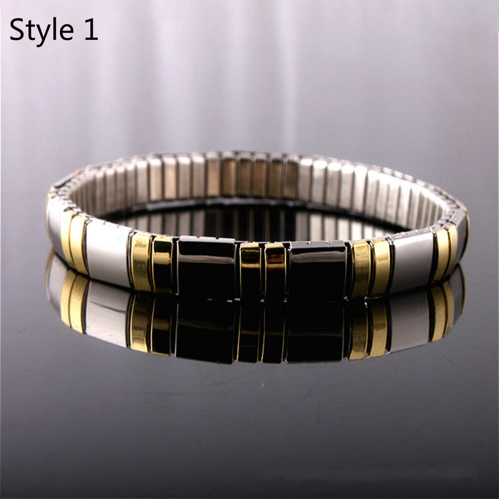 Stainless Steel Bracelet Slim Metal Chain Style Italian Charms Elasticity Phnom Penh Bracelets Couple Jewelry Personality Bangle