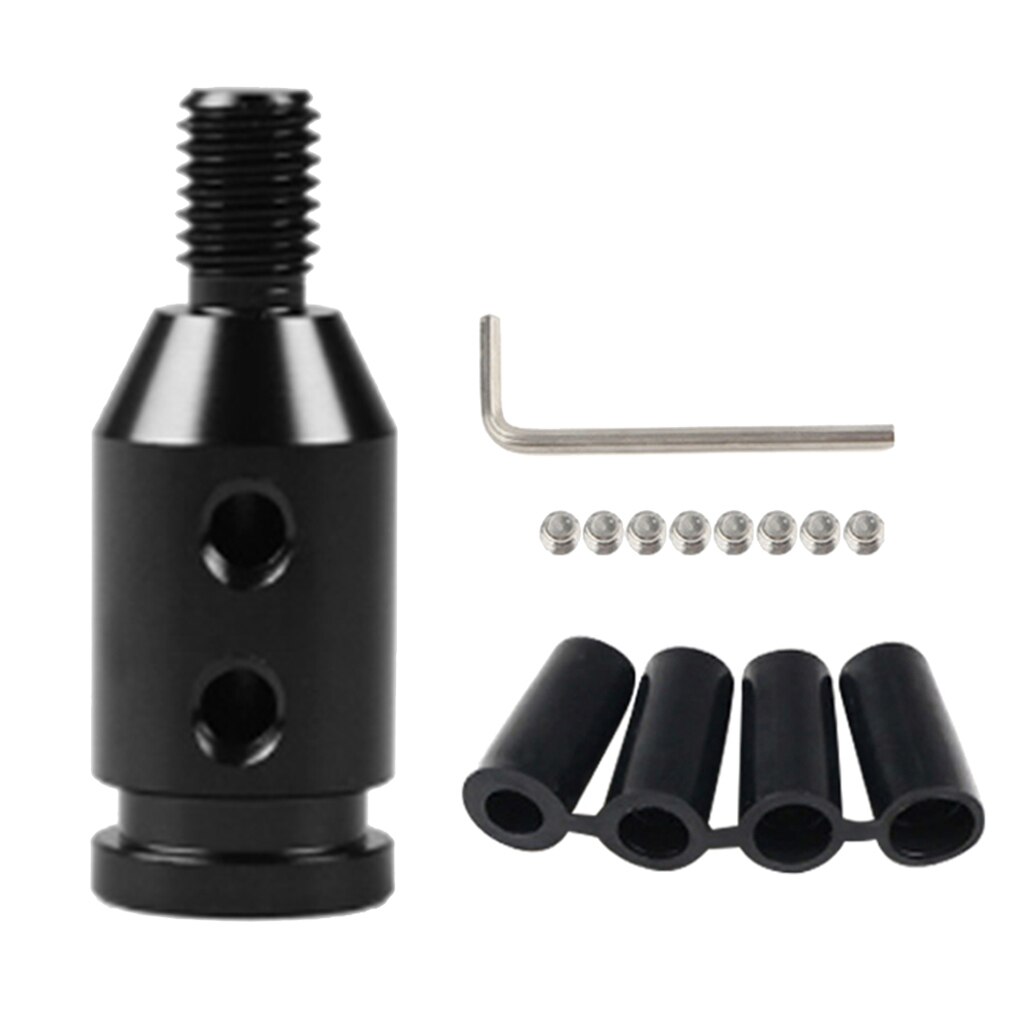 Aluminum Shift Knob Adapter for BMW Mini Non Threaded Shifter 10x1.5mm Black