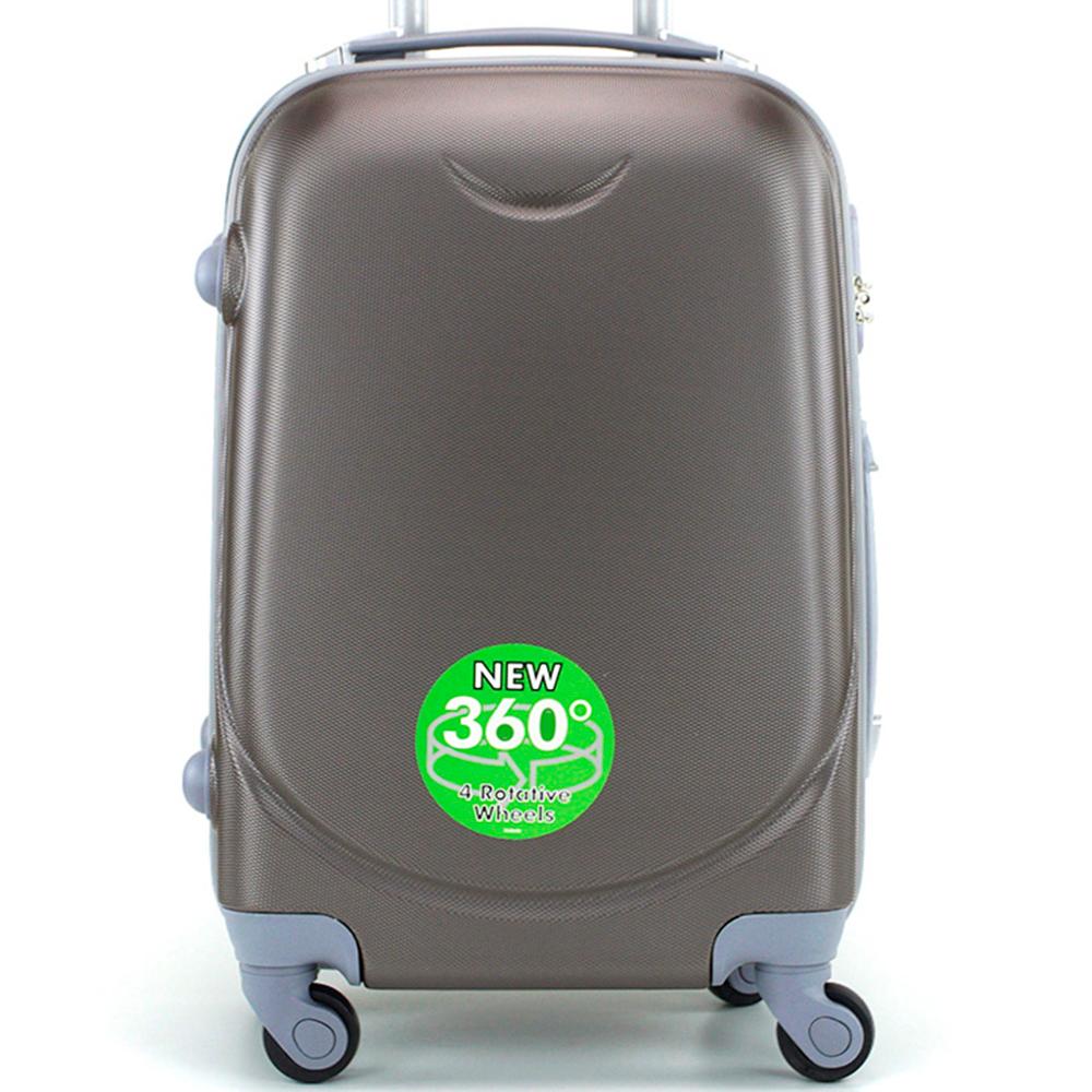 Maleta de viaje mediana rigida 4 ruedas 360grados giratorias 65cmX40cmX25cm: Marrón