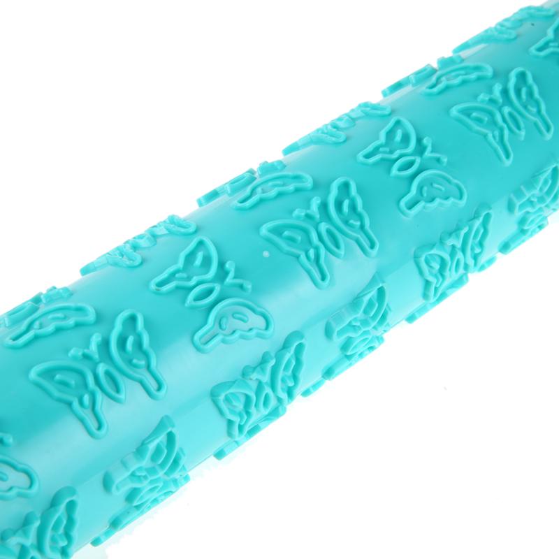 1 pc Verschillende Patronen Deegroller Handleiding Deeg Roller Plastic Pasta DIY Fondant Embossing Deegrol bakvormen gereedschap