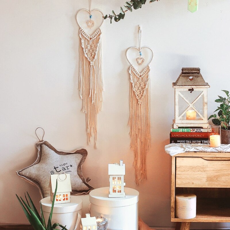 1Pc Love Heart Shape Dream Catcher Rings Metal Craft Hoops for Dreamcatchers Wreaths Macrame Project DIY Accessories 5-20cm