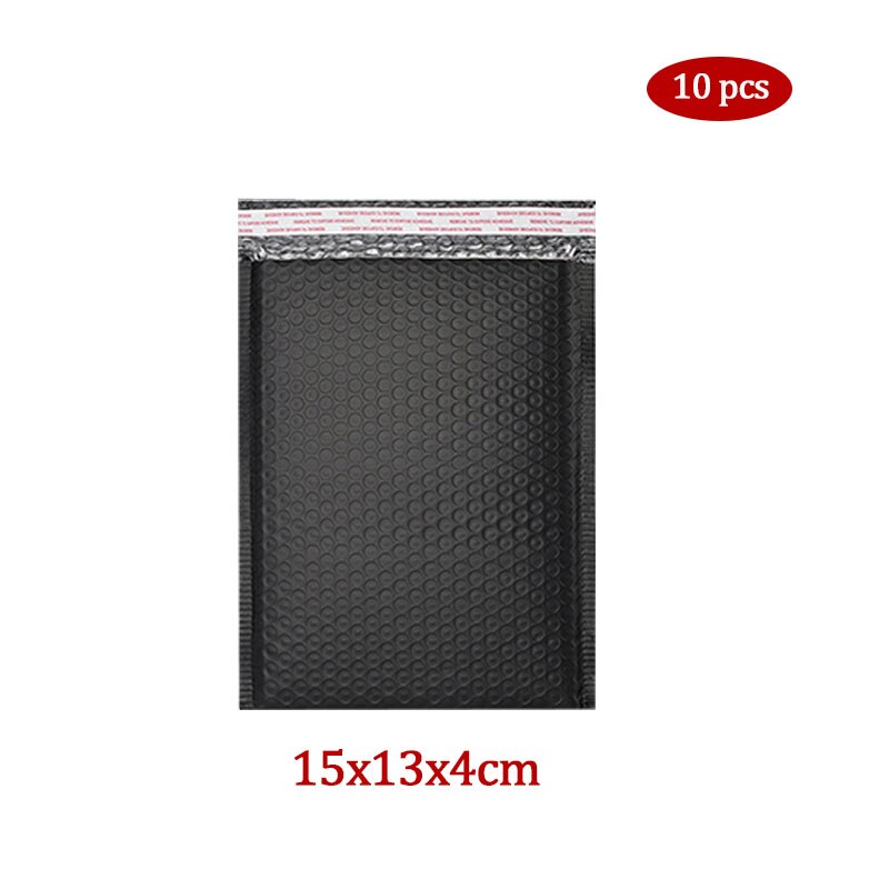 Matte Black Waterproof Self Seal Bubble Mailer Padded Envelope Mailing Packaging Courier Bags for Phone Book Clothing: Style 1