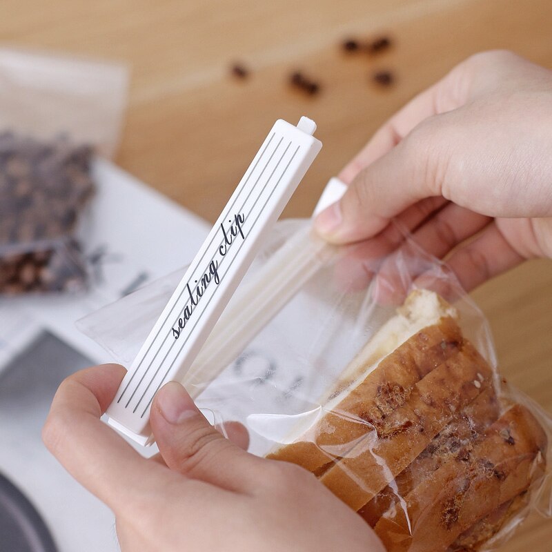 10 Stuks Zak Clips Huishouden Snack Plastic Zak Afdichting Clip Voor Voedsel Vacuumsealer Keuken Voedsel Verse Houden Opslag Gereedschap
