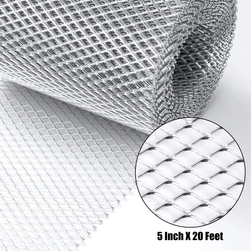 25X20cm 1pcs Sheets Aluminium Modelling Mesh Fine Medium And Coarse Appox Car Grill Mesh Sturdy Metal Mesh