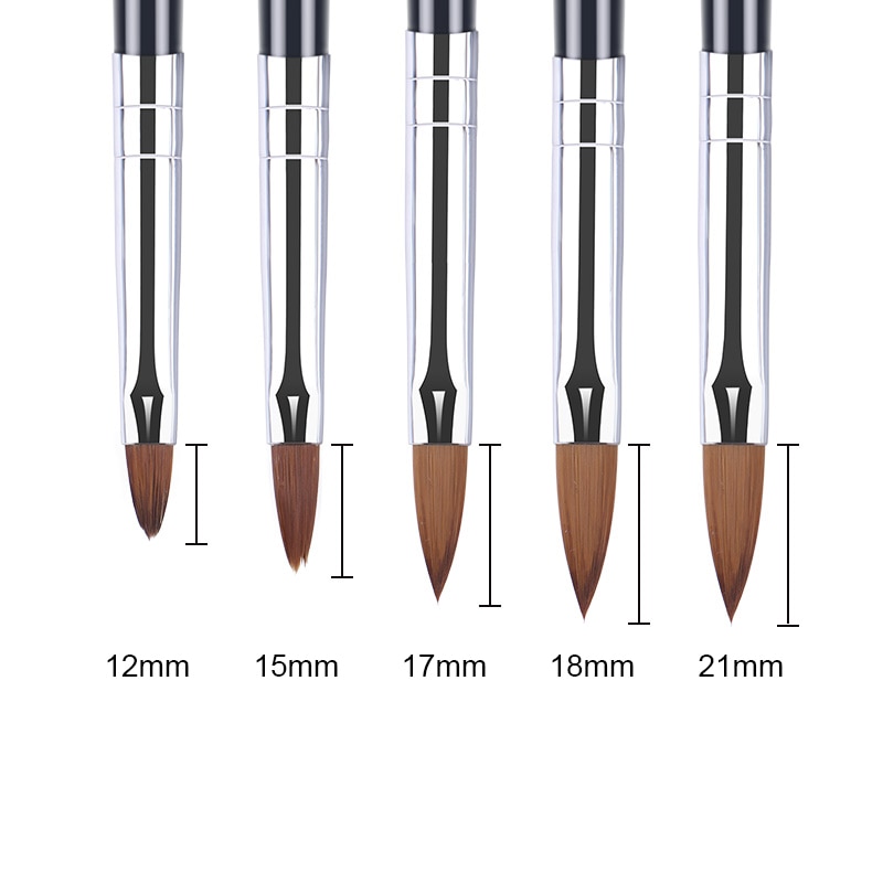 Ensemble de pinceaux à ongles pour Gel UV et acrylique, 7/15 pièces, brosse à ongles pour doublure, dessin, peinture, stylo, , outil d'art des ongles