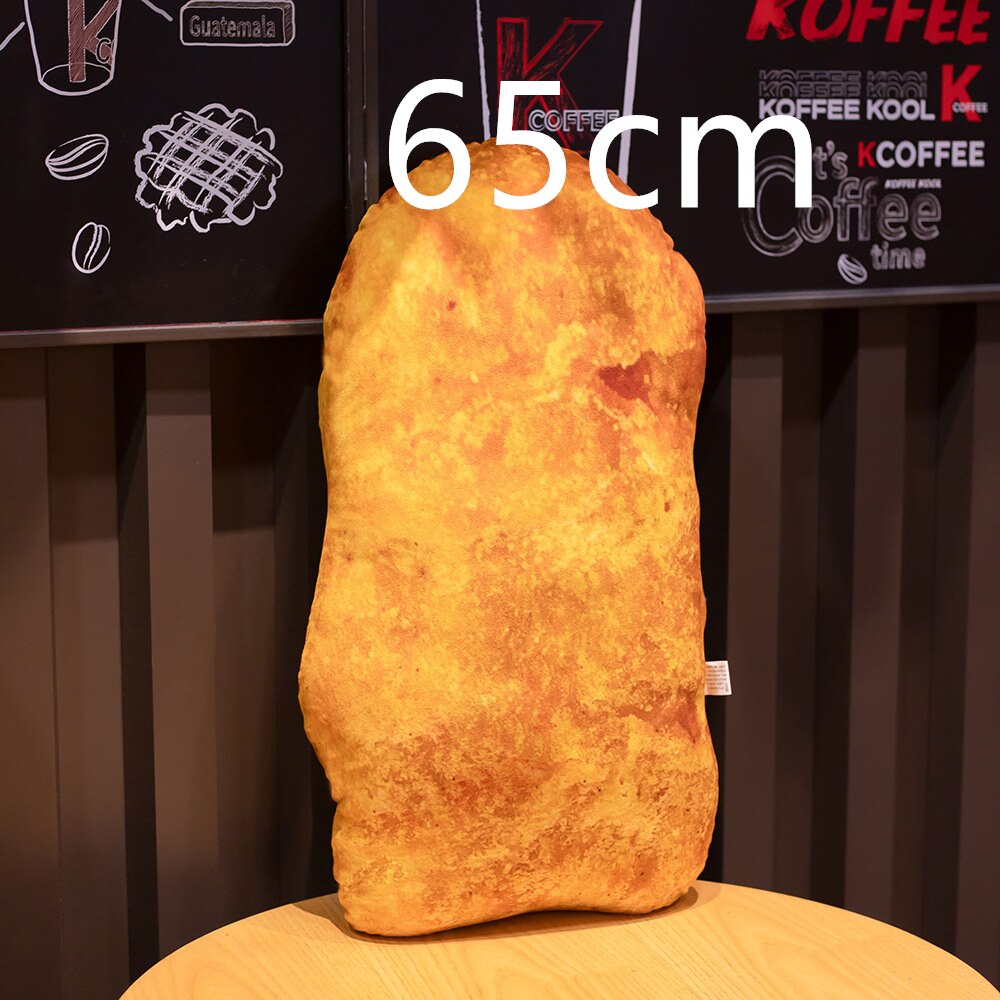 Creatieve Speelgoed Grote Kip Nuggets Kussens Knuffel Cartoon Grappig Simulatie Kip Nugget Drumstick Kussen: 65cm
