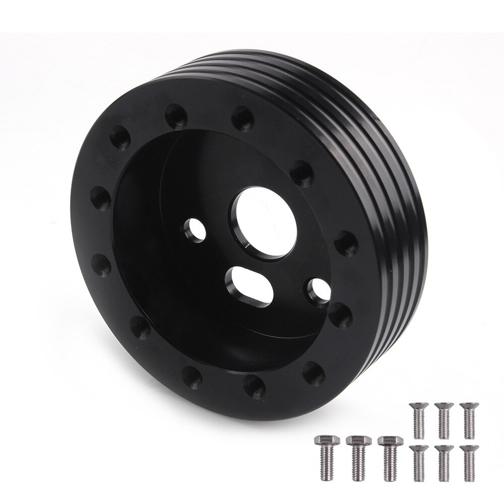 1 &quot; naaf voor 6- gats stuurwiel voor grant apc 3- gats adapter boss-kit auto-afstandhouder stuurwielvulling hoger rs-stw 024: Zwart