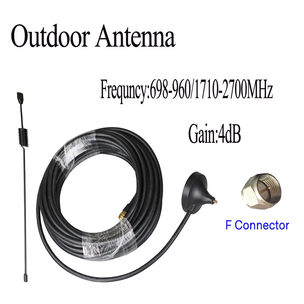 ZQTMAX-antena pequeña con ventosa para coche, repetidor gsm 3g dcs GPRS, 900, 1800, 2100, amplificador de señal LTE
