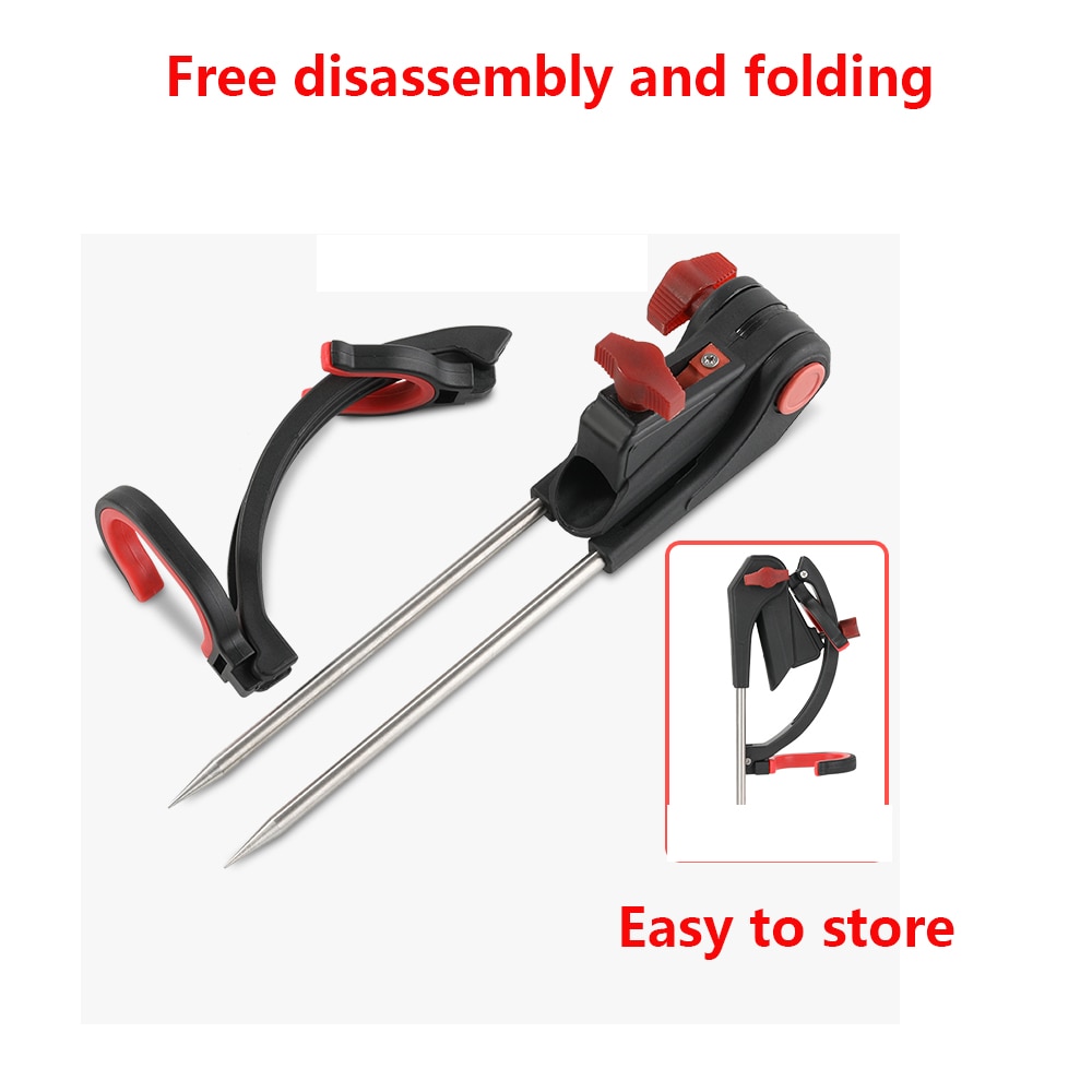 360 Degree Adjustable Fishing Pole Holder Universal Fishing Rods Fix Pole Holder Sea Lake Fishing Rod Stand Fishing Accessories