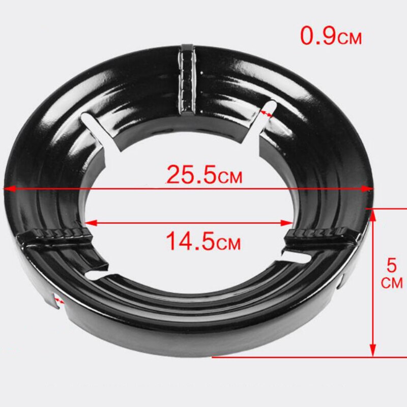 SANQ 4 Opening Gas Stove Energy Saving Cover Windproof Disk Fire Reflection Windproof Windshield Bracket Accessories