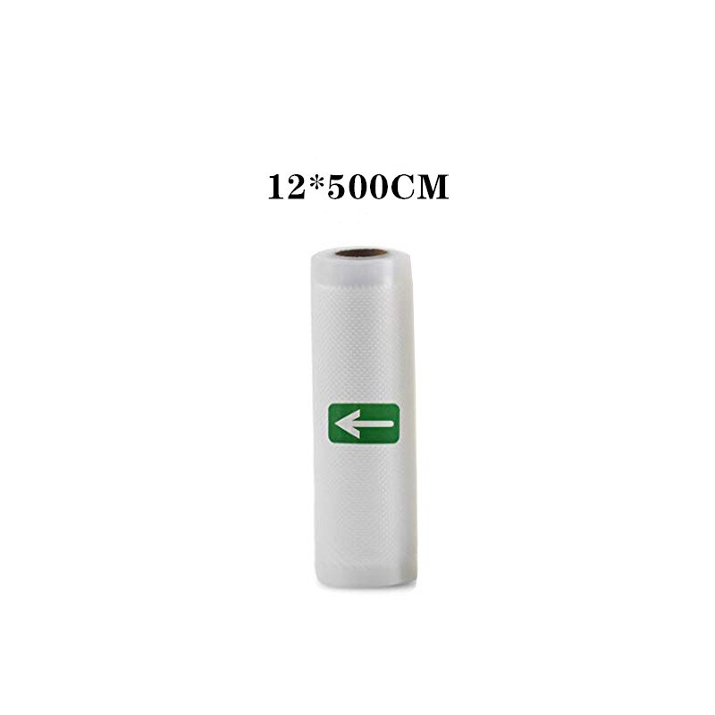 Küche Lebensmittel Vakuum Tasche Staubsauger Taschen Lagerung Taschen für Versiegelung Verpackung Rollen 12/15/20/25/28cm * 500cm Zu Halten Lebensmittel Frisch: ZKJ02-12x500cm