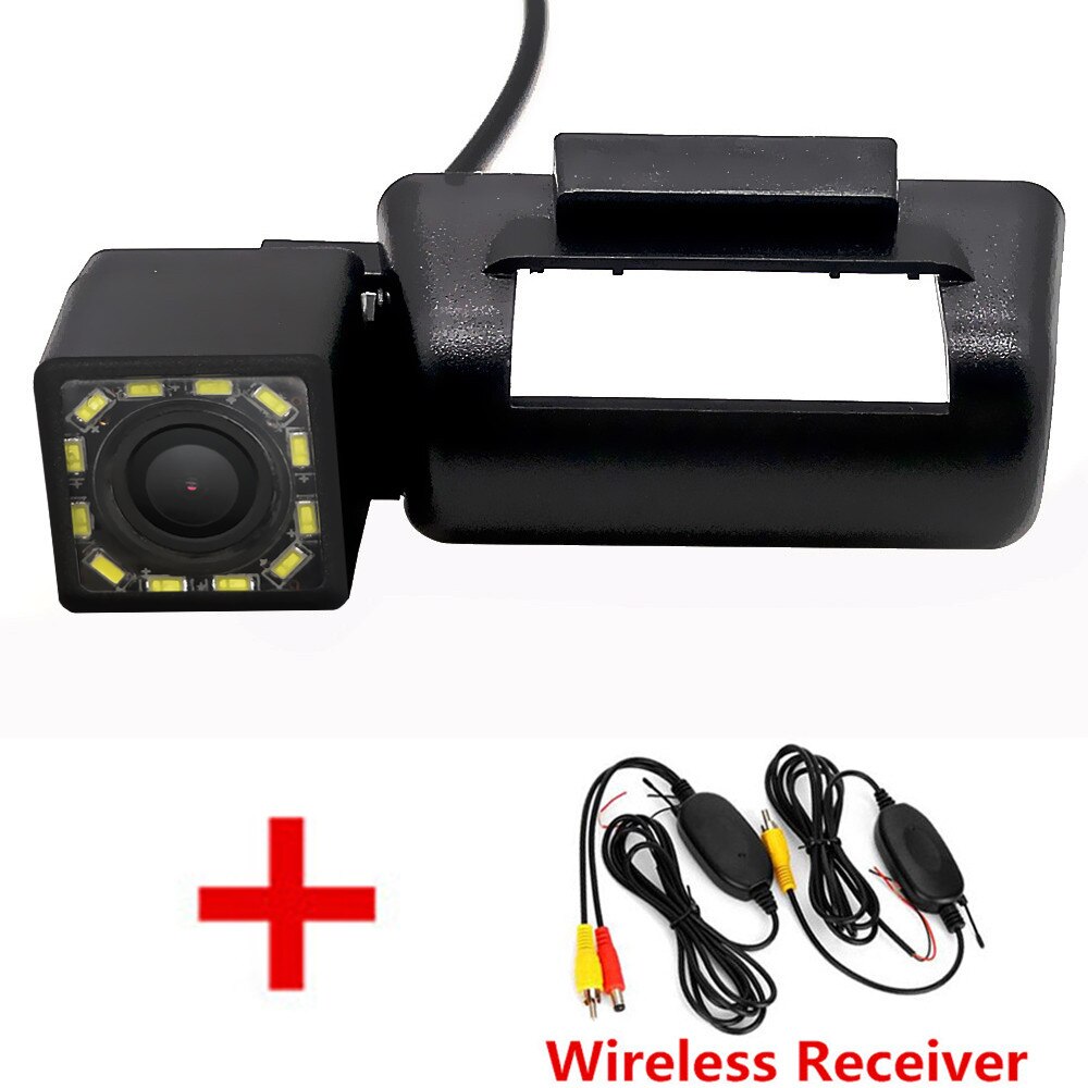 Fisheye HD Dynamic Trajectory Wireless Car Rear View Backup Parking Camera For Ford Transit Connect MK6 MK7 Transporter Tourneo: Wireless 12LED / Dynamic Trajectory