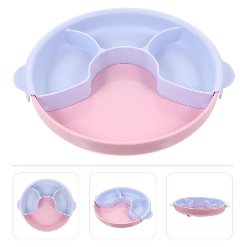 1pc siliconen babyborden, servies, dinerborden, kinderbord, dinerschaal