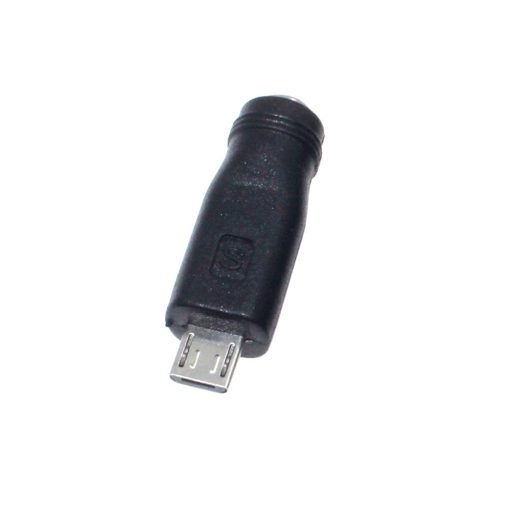 5v dc 5.5*2.1 voedingsaansluitingen naar micro-usb/type-c vrouwelijke  dc 5.5 mm x 2.1mm voedingsconnectoradapter: Groente