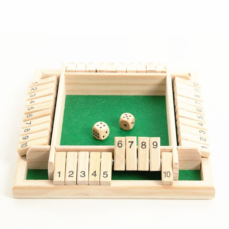 Würfel Spiel einstellen für 4 Menschen Kneipe spiele bord spiel freundlicher spiel: groß (Grün)