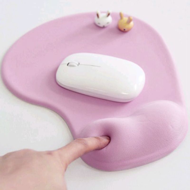Tapis de souris de bureau avec support de poignet en gel, pour jeu, ergonomique, repose-poignet