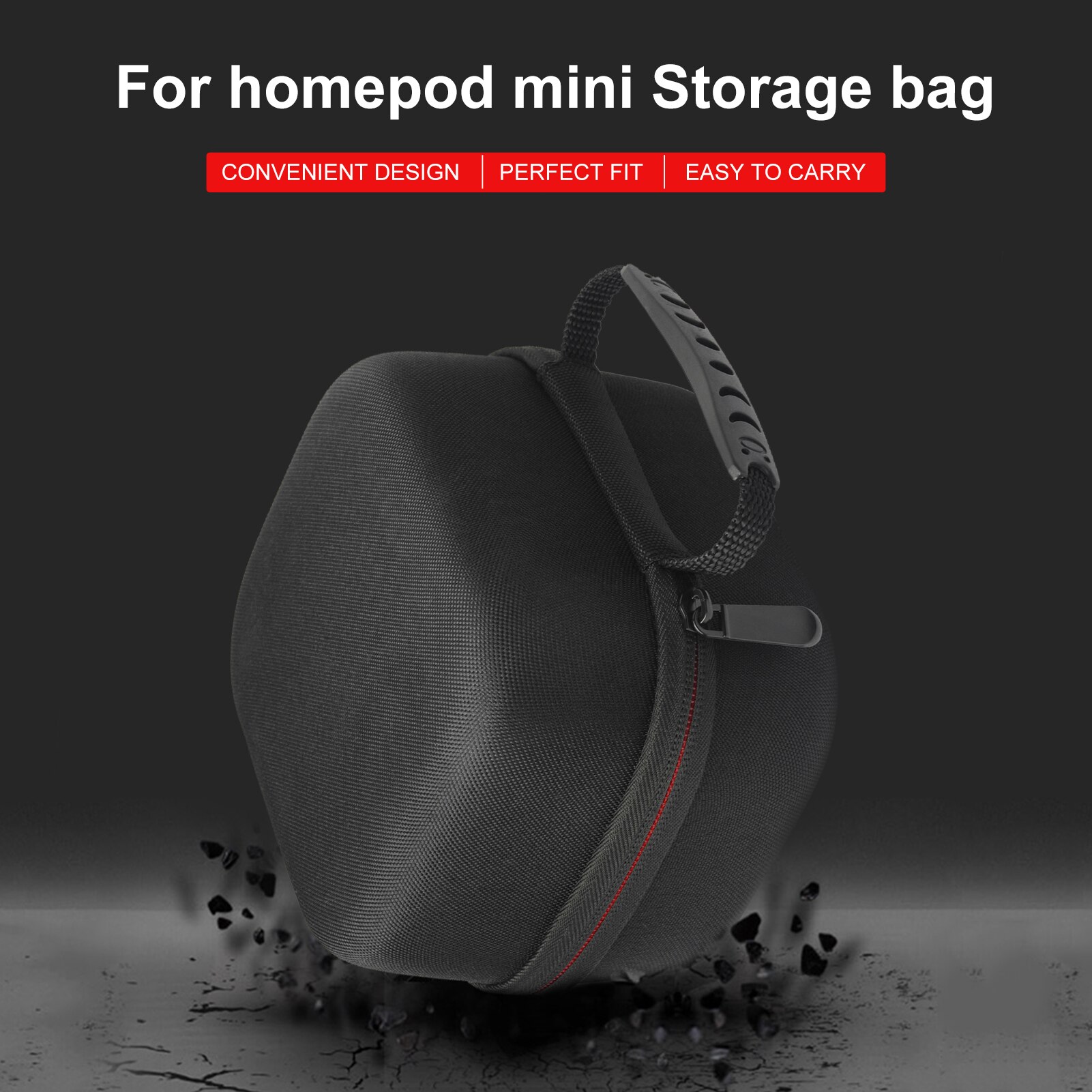 Speaker Case for HomePod Mini - Protective Storage Pouch - Smart Speaker Accessory