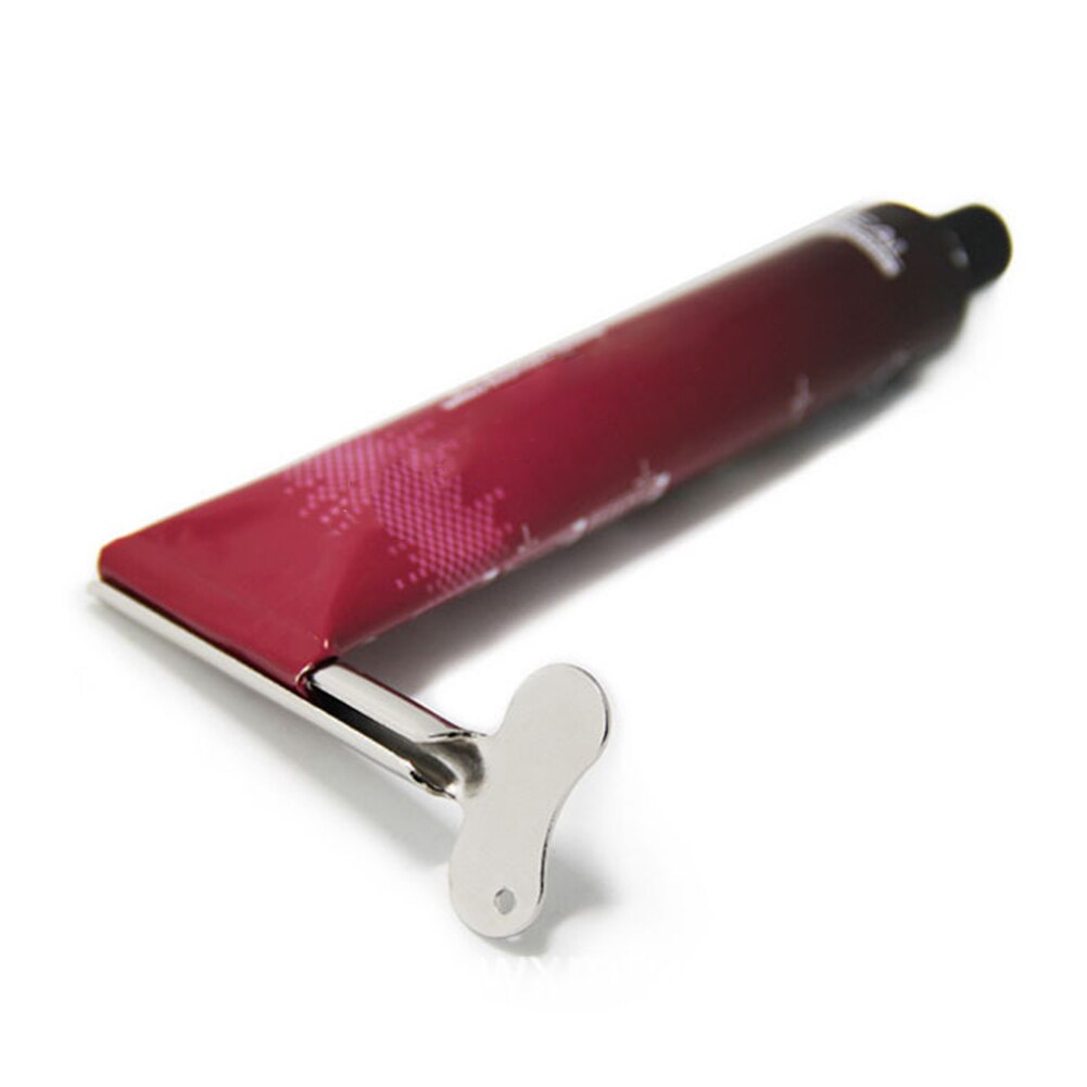 Metalli hammastahna puristin putki avaimen muoto kylpyhuoneen hiusten väri väriaine kosmeettinen maali puristin annostelija pesuhuoneeseen