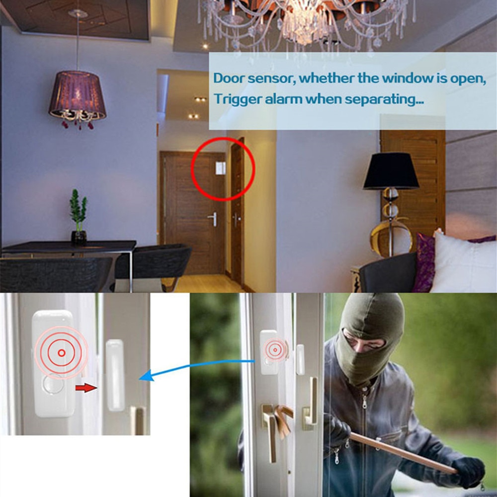 PGST sensore porta finestra per sistema di allarme 433MHz PG103 allarmi di notifica App allarme domestico Wireless