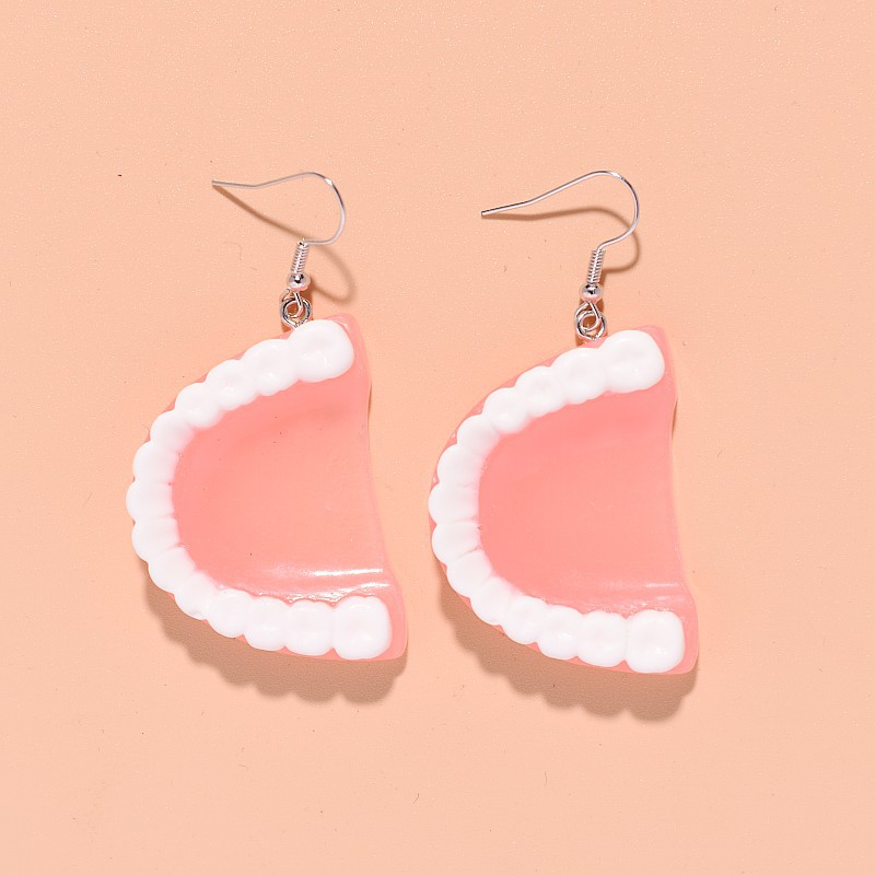 1 par de pendientes de gota de comida de Donut 3D de colores para mujer, para niños, creativa, divertida, abalorios de pastel Kawaii, pendientes colgantes, joyería: Vino tinto