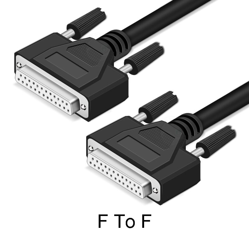 25 Pin DB25 Parallel 25-Pin Male To Male Male To Female Female To Female LPT Printer Cable Connector 0.5M-30M: F To F / 1.5m