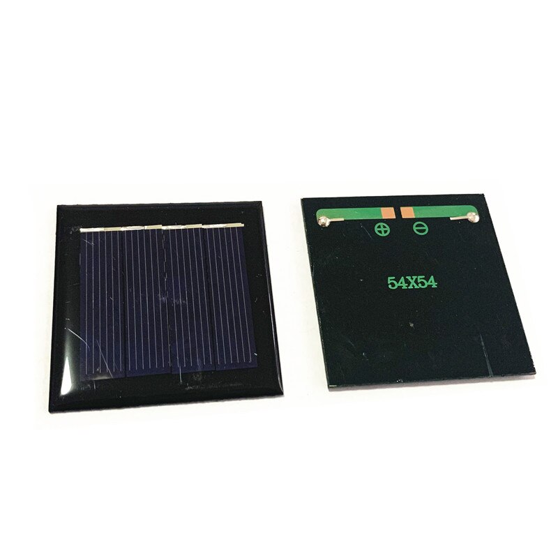 1PC Mini Poly Solar Panel 2V 100MA for Rechargeable 1.2V Battery with DC Small Motor