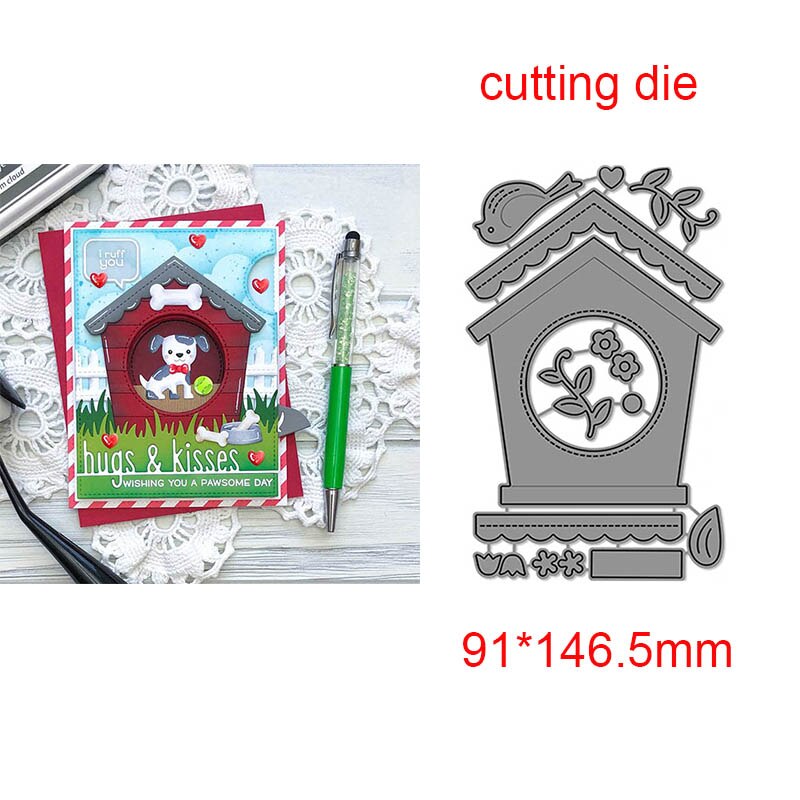 Heart Envelope Box Metal Cutting Dies&Cordinating Stamps For Scrapbooking Craft Die Cut Card Making Embossing Stencil 05: 5 / Only cutting die