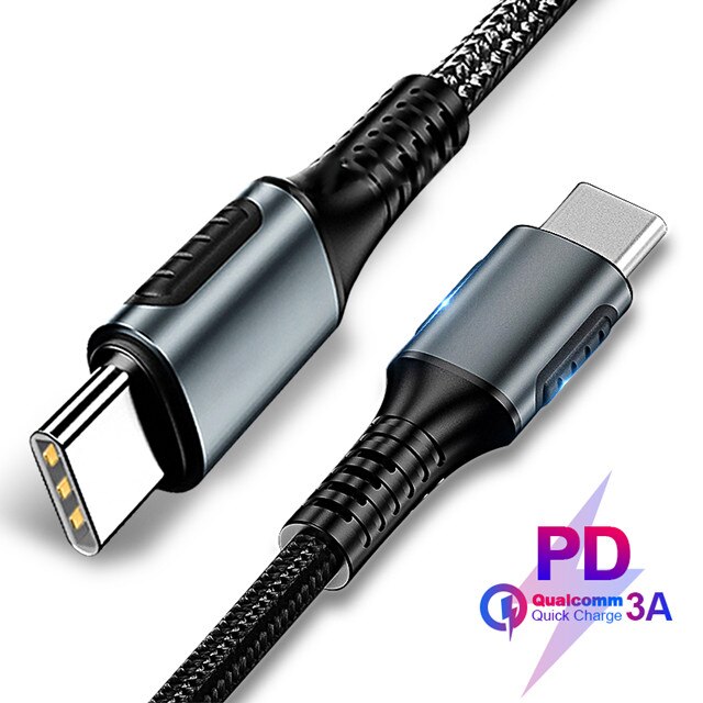 30w pd rápida carga 4.0 3.0 usb carregador de carro para iphone xiaomi supercharge scp qc4.0 qc3.0 5a typec usb c carregador de telefone de carro: Type C To Type C