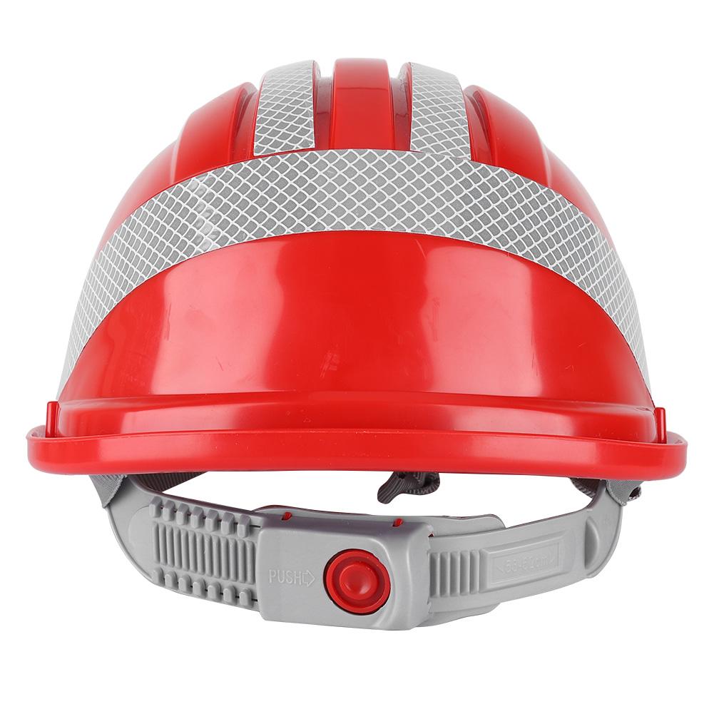 Casquette de protection pour chantier de Construction, respirante, en ABS, rigide, à rayures réfléchissantes, casque de sécurité