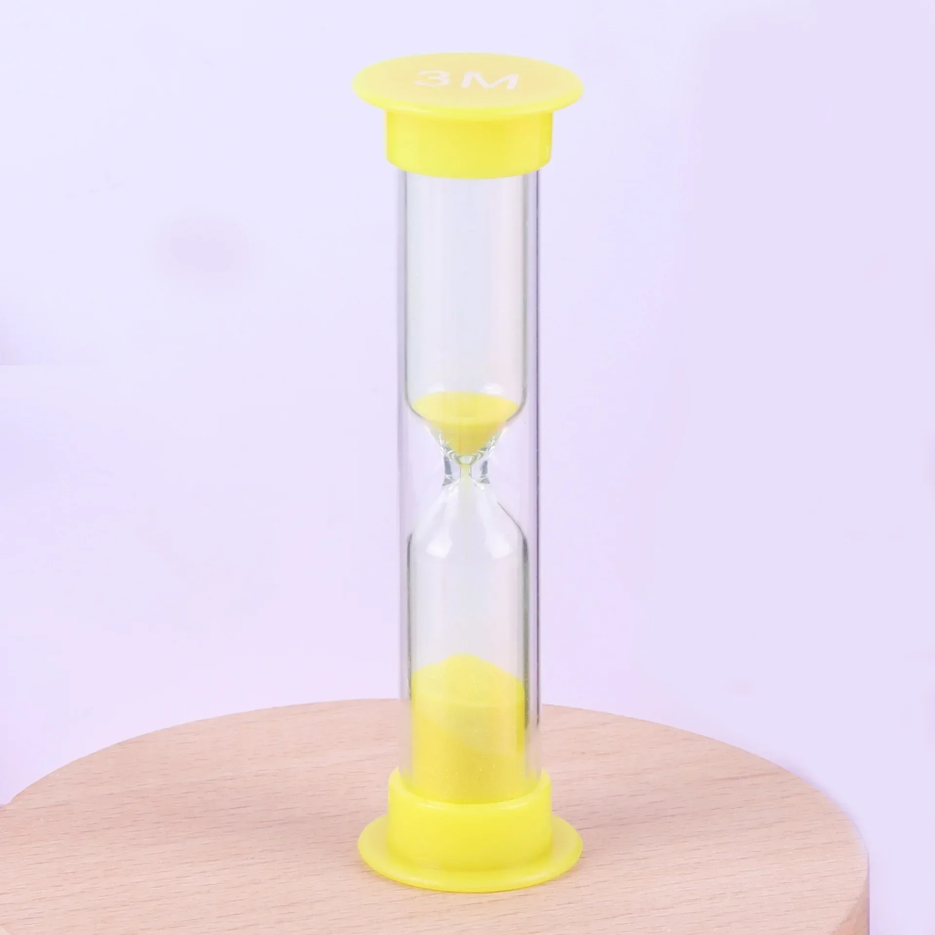 Sandzähler 30 Sekunden/1 Minute/2 Minuten/3 Minuten/5 Minuten/10 Minuten Kunststoff-Sanduhr Kleine Uhr Sanduhr Uhren: Lila