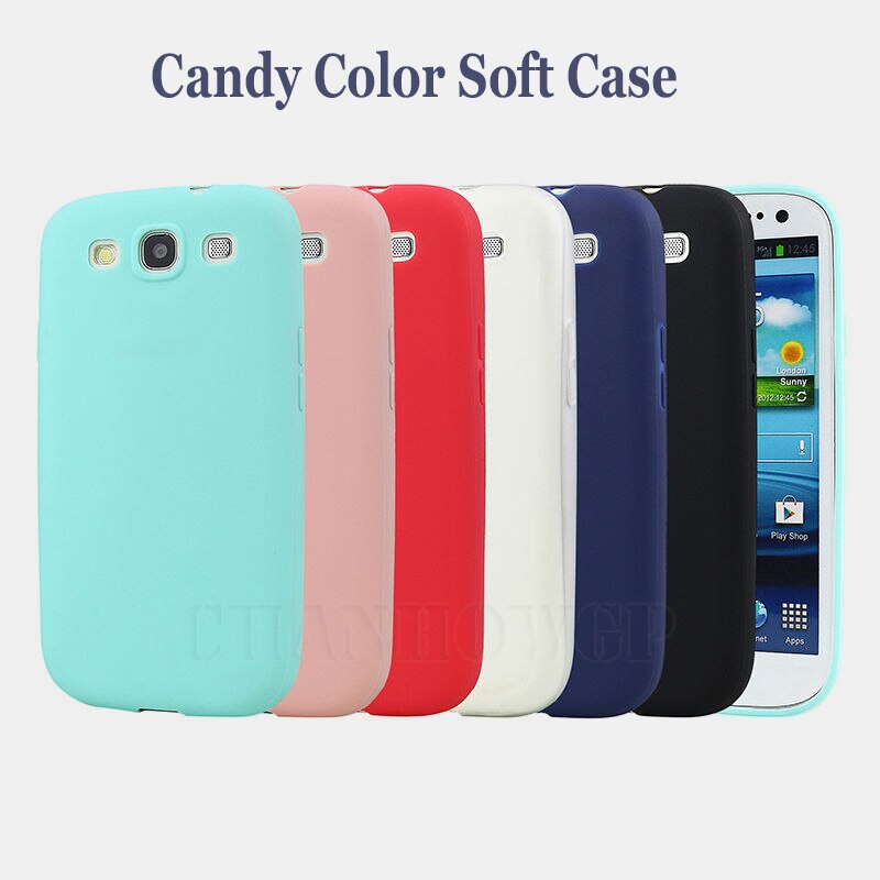 Zachte Siliconen TPU Candy Kleur Case voor Samsung Galaxy S3 Neo i9301 SIII I9300 GT-I9300 Duos i9300i Cover Ultra Dunne matte Coque