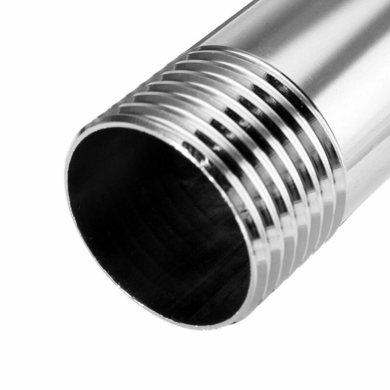 Home Stainless Steel Shower Head Extension Head Extension Angled Shower Arm Extra Hose Pipe Bathroom Shower Bathroom Accessories