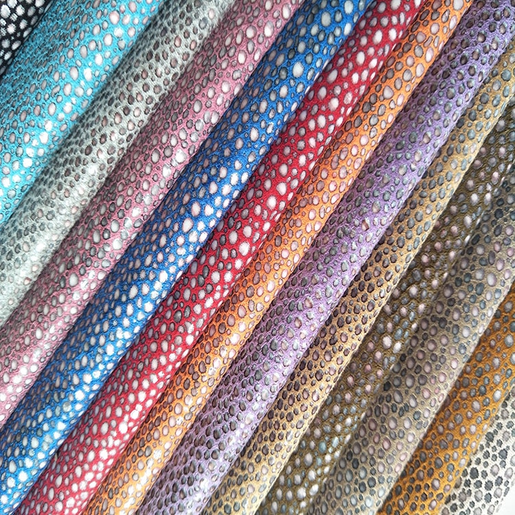 13 farver tilgængelig dot blødt fortykkende pu læder stof til tøj taske diy