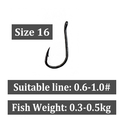 30 Stuks Karpervissen Haak Methode Feeder Vissen Haak Japan Maat 8 10 12 14 16 Micro Kleine Size Haak voor Karper Feeder Methode: 30PCS-SIZE 16
