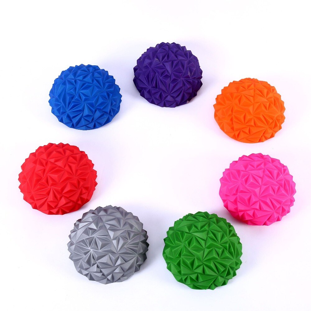 1 Uds Yoga-Bola de agua los niños sentido Cubo de entrenamiento y agilidad mental patrón de diamante pelota de piña bola para masajes en los pies de pelotas de fitness