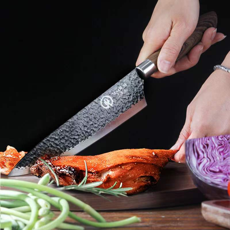Vijf Delige Set Keukenmes Huishouden Keuken Mes Volledige Set Combinatie Rvs Vlees Cleaver Fruit Mes Geschenkdoos