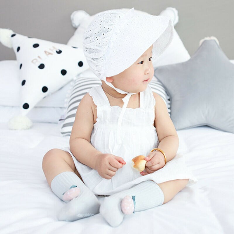 Bambino appena nato Ragazze 3D Frutta Bowknot Antiscivolo Boot Calzini e Calzettoni Del Pavimento Del Bambino Calzini e Calzettoni
