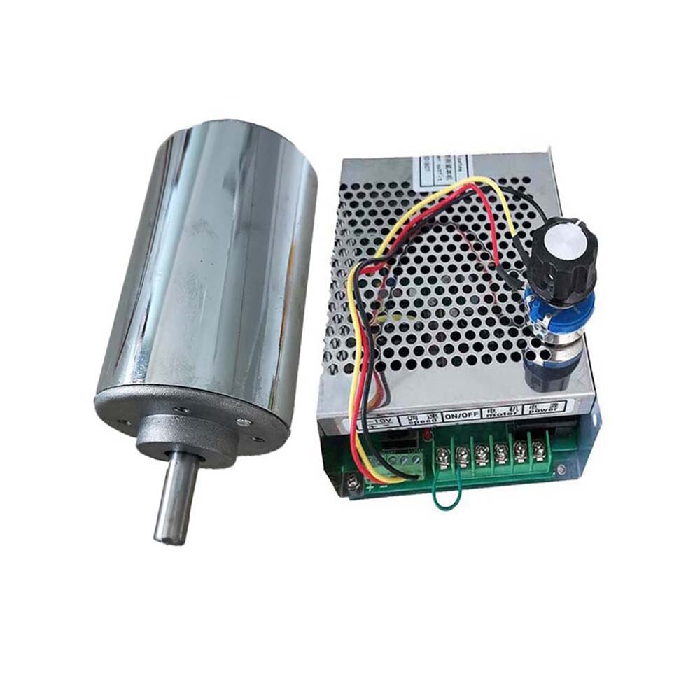 Air cooled 0.2kw CNC spindle Motor/ Motor Kit 200W Spindle Motor + Power Supply speed governor For Engraving