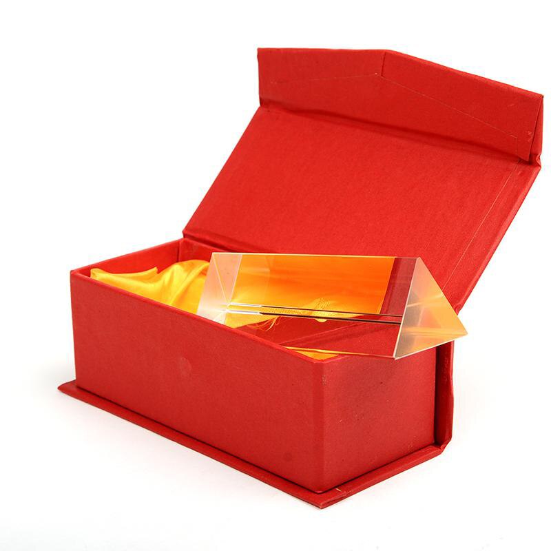 10 cm étude de physique aide triangulaire prisme expérience Instrument école Science physique étude optique enseignement prisme pour enfants