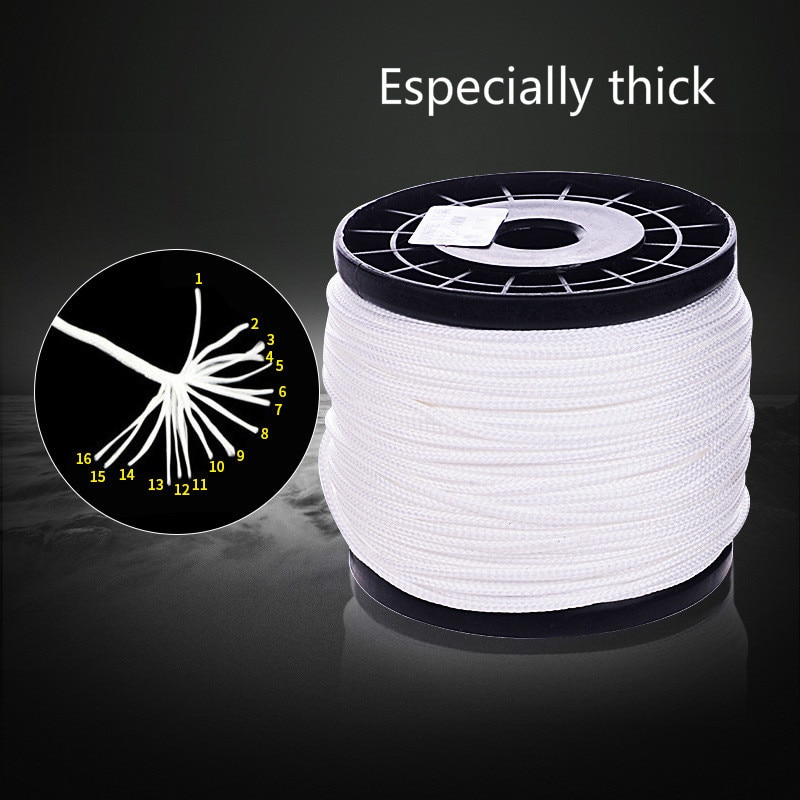 Anzhenji stark 16 -trådig fiskelina extra tjock störlina diameter peche 1mm 2mm 3mm 4mm 5mm