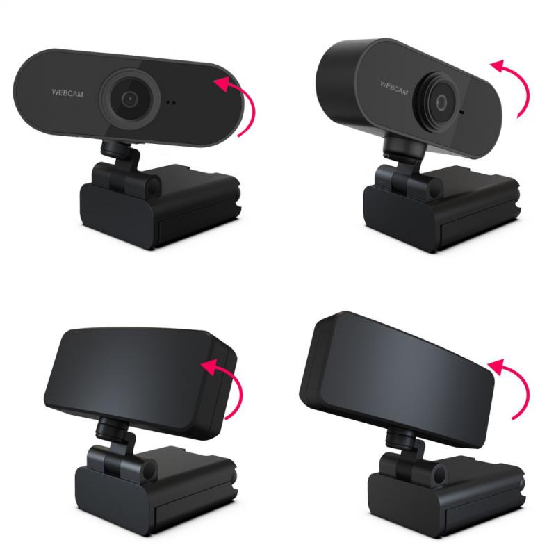 Full HD 2K 1080P 720P Auto Focus USB2.0 Webcam UVC Built-in Microphone Camera For PC Laptop PC Digital Camera Webcams