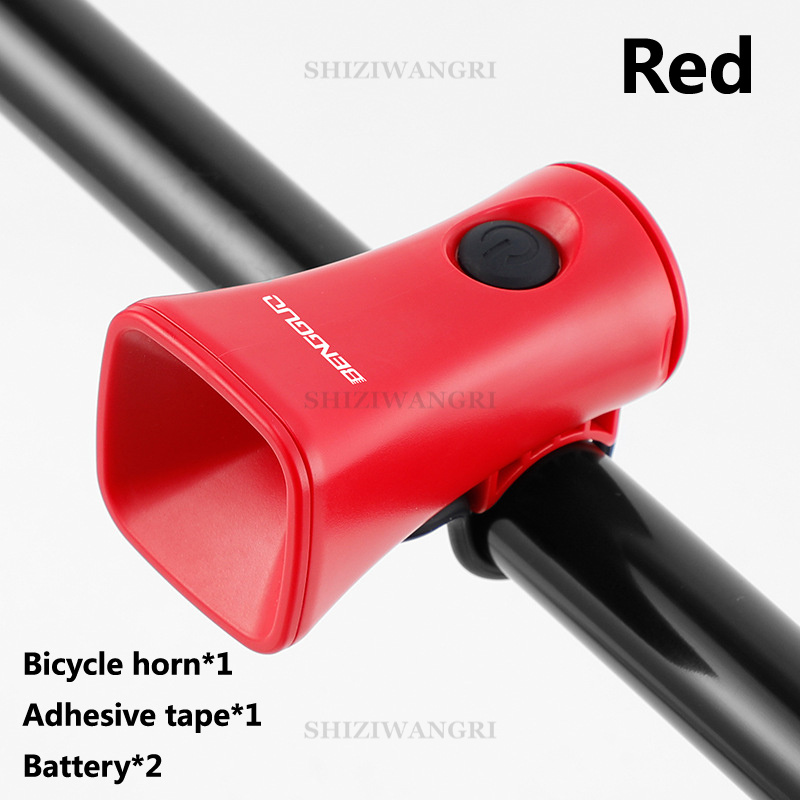 Klaxon de vélo étanche pour enfants, sonnette forte, haut-parleur, alarme, accessoires d'équitation, équipement de raccords, universel: Gris clair