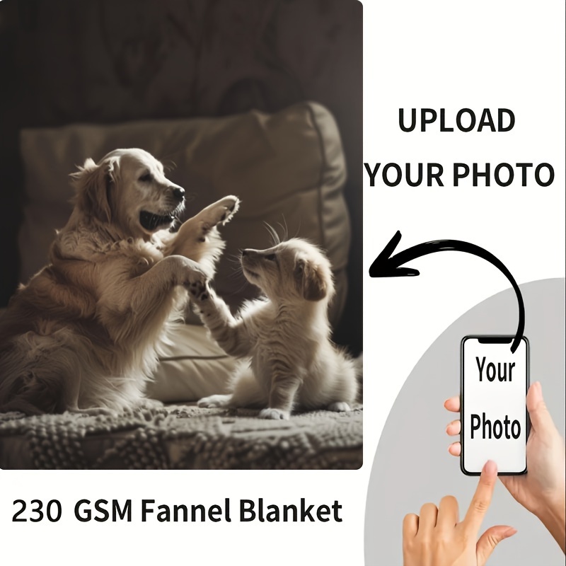 1 manta personalizada con texto de foto, manta personalizada, manta de personalizada para familia, Día de San Valentín