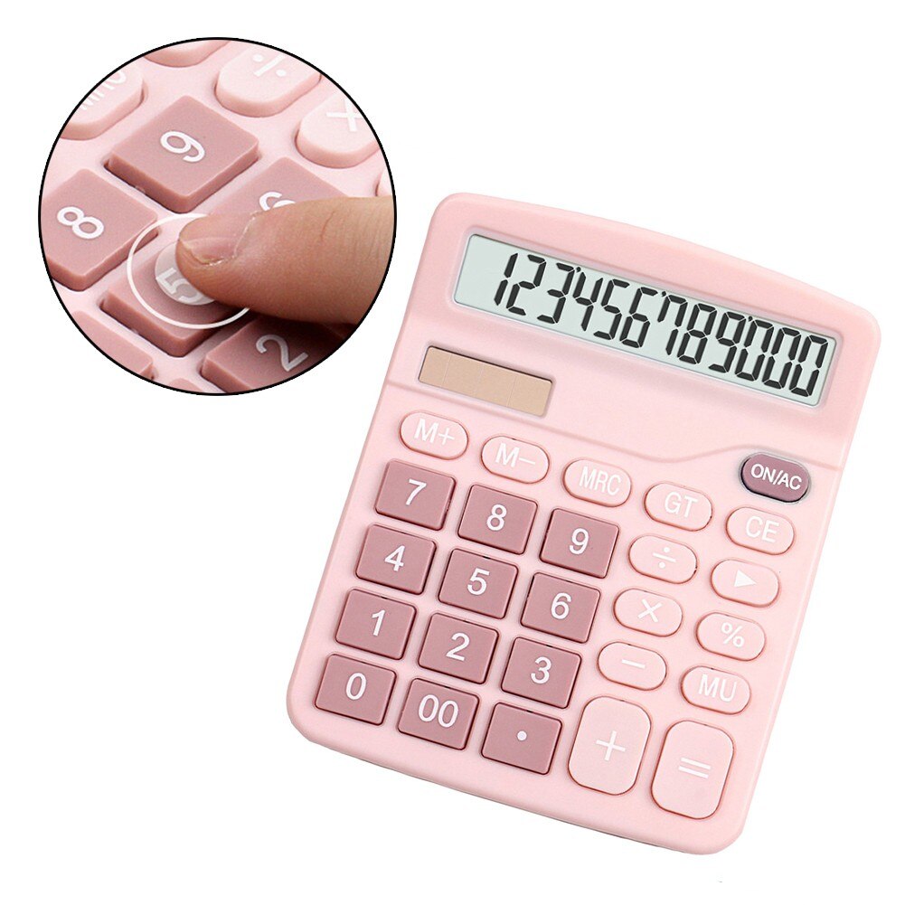 12 Digits Electronic Calculator Large Screen Desktop Calculators Home Office School Calculators Financial Accounting Tools