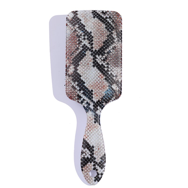 Leopard Snake Print Haar Kussen Kam Glad Airbag Plastic Vrouwen Snijden Haar Kam Voor Thuis Haar Borstel Kappers