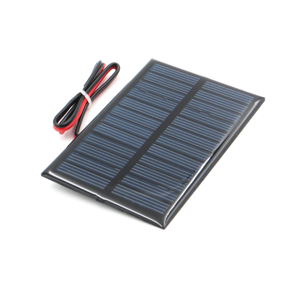 1 st x 5 V 150mA met 30 cm breiden draad Zonnepaneel polykristallijne Silicon DIY Acculader Kleine Mini Zonnecel kabel speelgoed