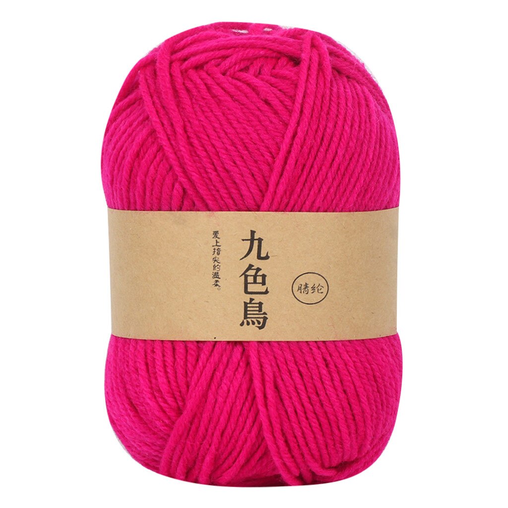 Yarn Comfortable Wool Blended Yarn Acrylic Line Crochet DIY Medium Thick Cushion Line Wool Sewing Yarn Hand Knitting Accessories: M